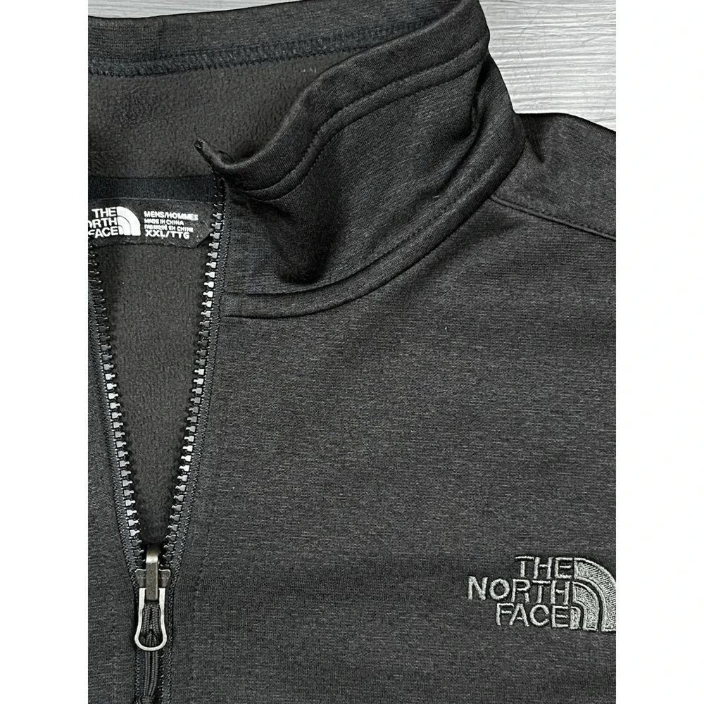 The North Face Windwall Gym Athletic Jacket Full Zip  Mens‎ 2XL Black Polyester